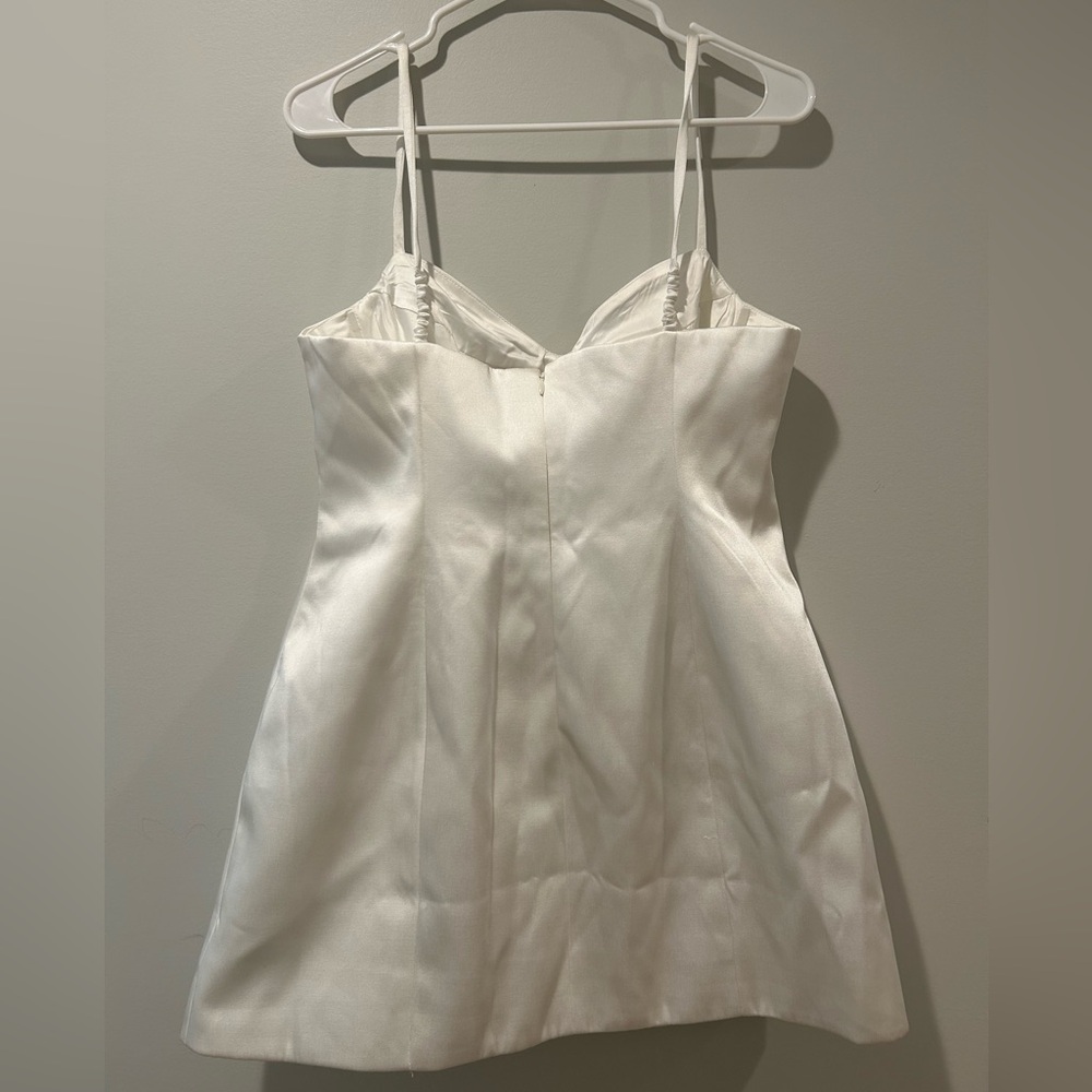 Bardot Marcello Hourglass Mini Dress In Orchid White - Picture 6 of 7